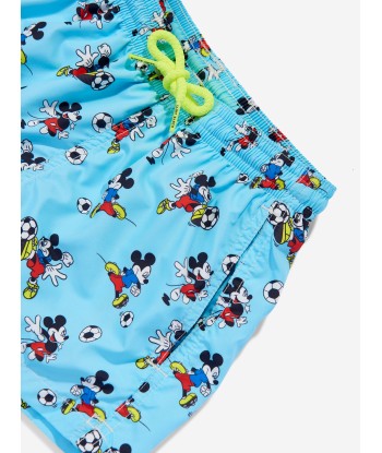 MC2 Saint Barth Boys Disney Mickey Football Swim Shorts in Blue de l' environnement