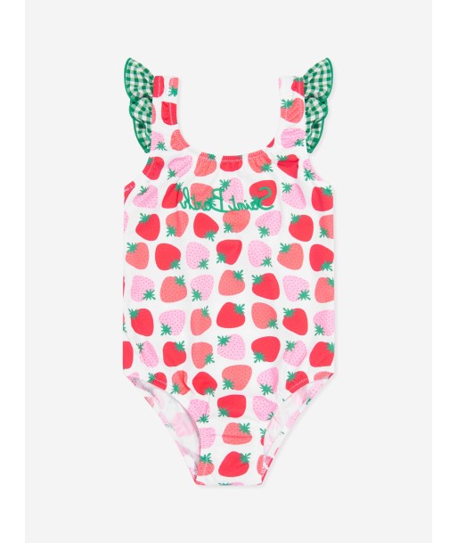 MC2 Saint Barth Girls Strawberry Swimsuit in Multicolour en ligne