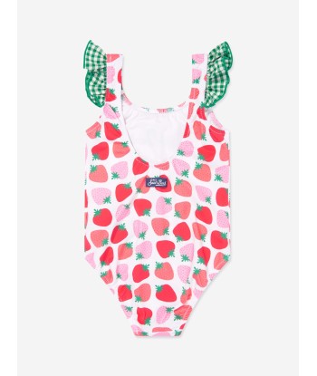 MC2 Saint Barth Girls Strawberry Swimsuit in Multicolour en ligne