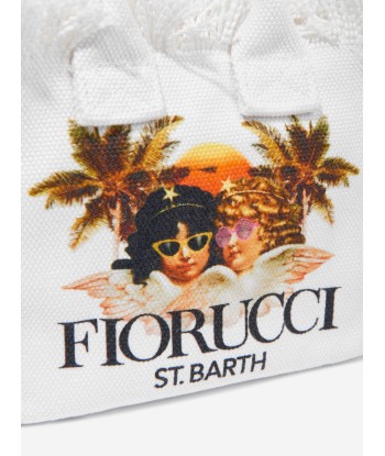 MC2 Saint Barth Girls Fiorucci Angels Tote Bag in White Véritable concentré