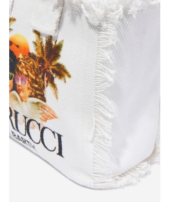 MC2 Saint Barth Girls Fiorucci Angels Tote Bag in White Véritable concentré