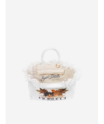 MC2 Saint Barth Girls Fiorucci Angels Tote Bag in White Véritable concentré