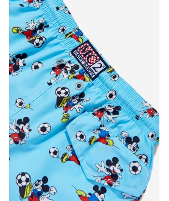 MC2 Saint Barth Boys Disney Mickey Football Swim Shorts in Blue de l' environnement