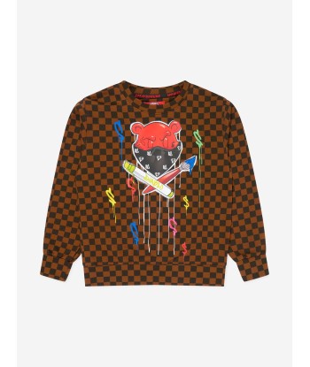 Sprayground Boys Diablo Bear Head Sweatshirt in Multicolour en ligne