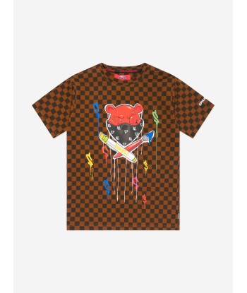 Sprayground Boys Diablo Bear Head T-Shirt in Multicolour à prix réduit toute l'année