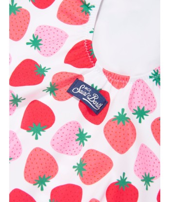 MC2 Saint Barth Girls Strawberry Swimsuit in Multicolour en ligne