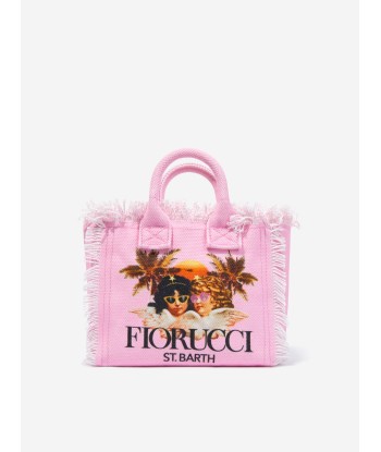 MC2 Saint Barth Girls Fiorucci Angels Tote Bag in Pink livraison et retour toujours gratuits