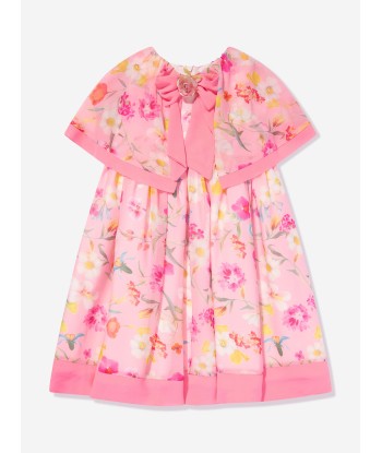 Patachou Girls Floral Party Dress in Pink paiement sécurisé