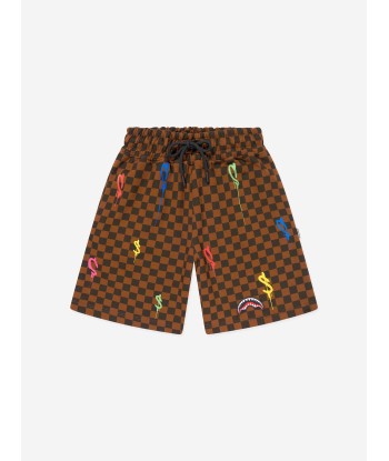 Sprayground Boys Diablo Bear Head Shorts in Multicolour est présent 