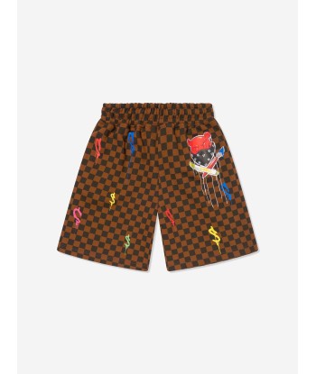 Sprayground Boys Diablo Bear Head Shorts in Multicolour est présent 