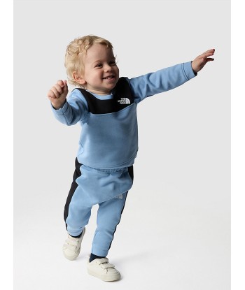 The North Face Baby TNF Tech Crew Tracksuit in Blue la colonne vertébrale