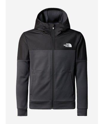 The North Face Boys Mountain Athletics Full Zip Hoodie in Black le concept de la Pate a emporter 