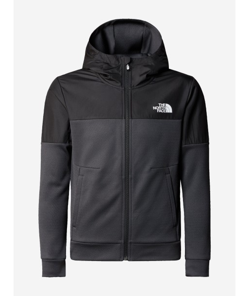 The North Face Boys Mountain Athletics Full Zip Hoodie in Black le concept de la Pate a emporter 