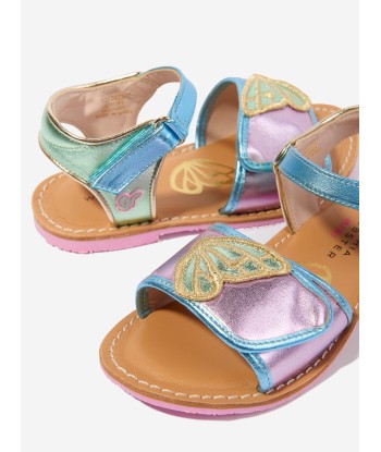 Sophia Webster Girls Leather Butterfly Sandals in Multicolour JUSQU'A -70%! 