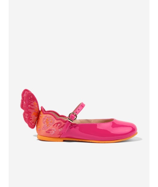 Sophia Webster Girls Leather Chiara Emboidery Shoes in Pink 50% de réduction en Octobre 2024