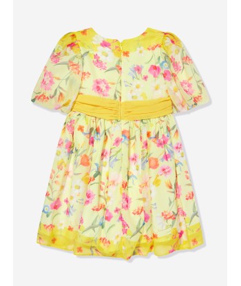 Patachou Girls Floral Party Dress in Yellow ouvre sa boutique