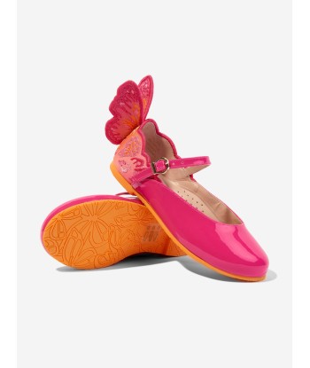 Sophia Webster Girls Leather Chiara Emboidery Shoes in Pink 50% de réduction en Octobre 2024