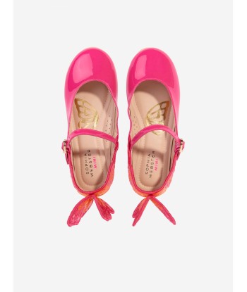 Sophia Webster Girls Leather Chiara Emboidery Shoes in Pink 50% de réduction en Octobre 2024