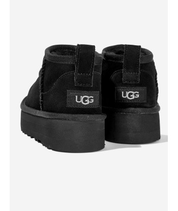 UGG Girls Classic Ultra Mini Platform Boots in Black votre restaurant rapide dans 