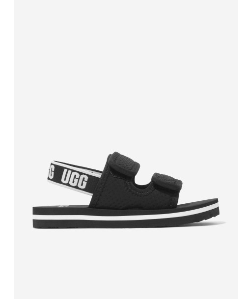 UGG Kids Lennon Slingback Sandals in Black de technologie