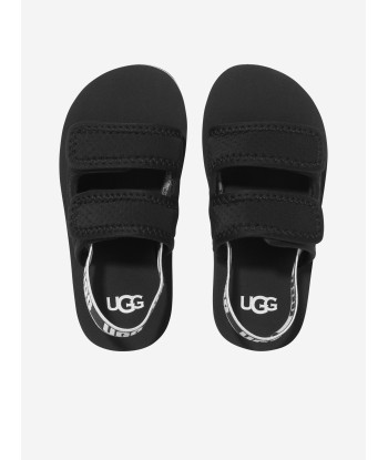 UGG Kids Lennon Slingback Sandals in Black de technologie