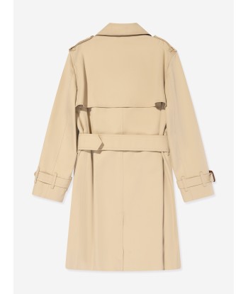 Burberry Kids Mayfair Trench Coat in Beige meilleur choix