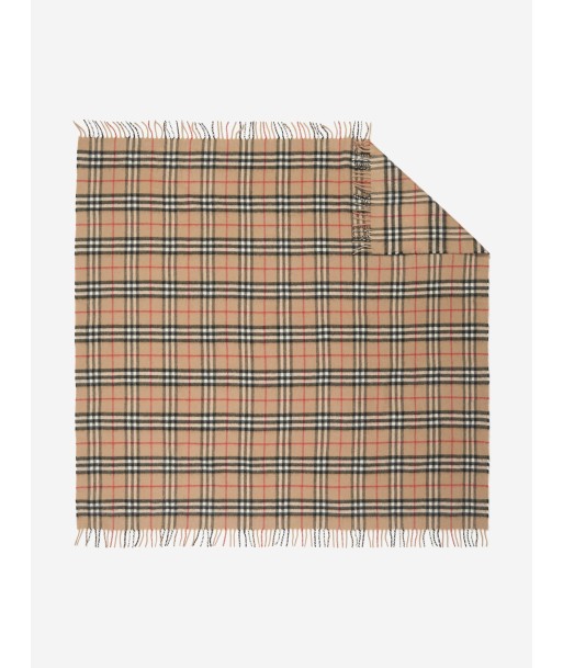 Burberry Baby Vintage Check Cashmere Blanket in Beige de la marque