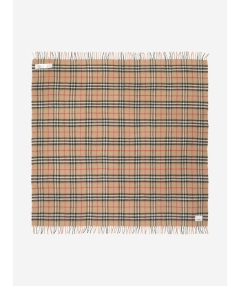 Burberry Baby Vintage Check Cashmere Blanket in Beige de la marque