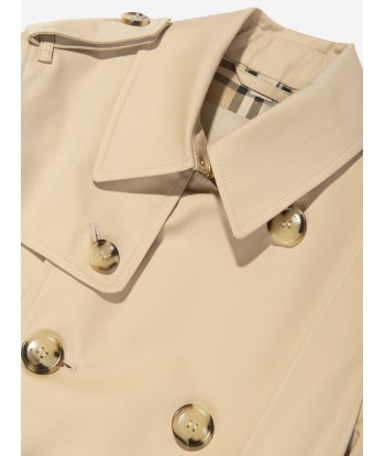 Burberry Kids Mayfair Trench Coat in Beige meilleur choix