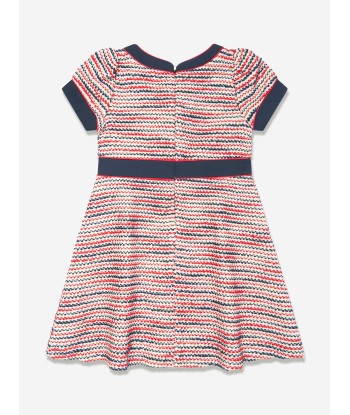 Patachou Girls Jacquard Yacht Club Dress in Multicolour pas cher chine