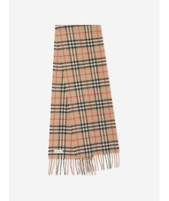 Burberry Kids Vintage Check Cashmere Scarf in Beige (127cm) Par le système avancé 