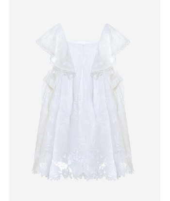 Patachou Girls Yacht Club Dress in White rembourrage situé sous