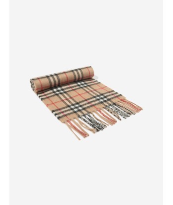 Burberry Kids Vintage Check Cashmere Scarf in Beige (127cm) Par le système avancé 