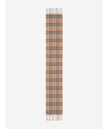 Burberry Kids Vintage Check Cashmere Scarf in Beige (127cm) Par le système avancé 