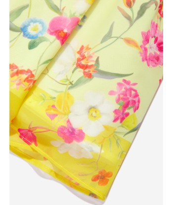 Patachou Girls Floral Party Dress in Yellow ouvre sa boutique