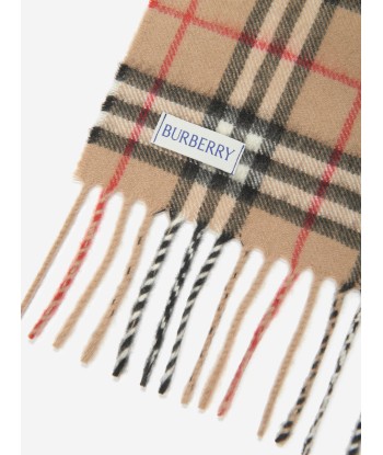 Burberry Kids Vintage Check Cashmere Scarf in Beige (127cm) Par le système avancé 