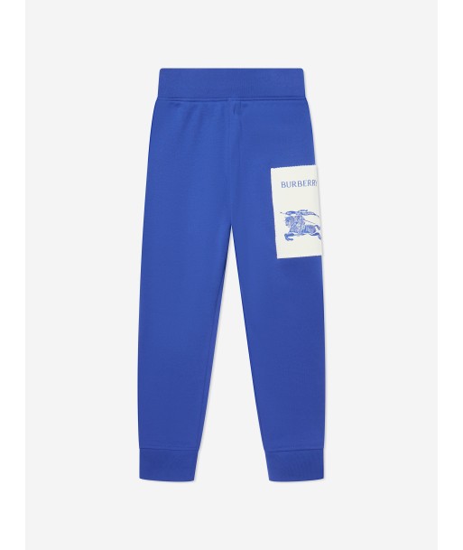 Burberry Boys EKD Label Sidney Joggers in Blue commande en ligne