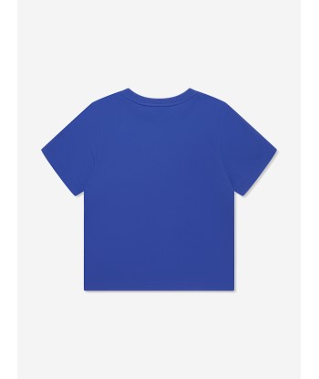 Burberry Boys EKD Label Cedar T-Shirt in Blue Jusqu'à 80% De Réduction