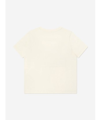 Burberry Kids Box Logo Cedar T-Shirt in Ivory Vous souhaitez 