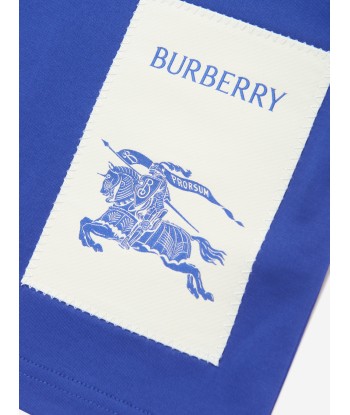 Burberry Boys EKD Label Cedar T-Shirt in Blue Jusqu'à 80% De Réduction