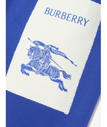 Burberry Boys EKD Label Sidney Joggers in Blue commande en ligne