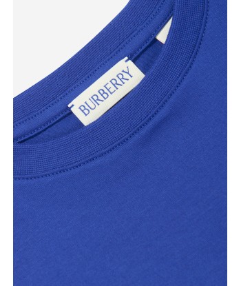 Burberry Boys EKD Label Cedar T-Shirt in Blue Jusqu'à 80% De Réduction