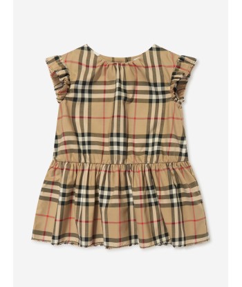 Burberry Baby Girls Archive Beige Leana Dress With Knickers in Beige offre 