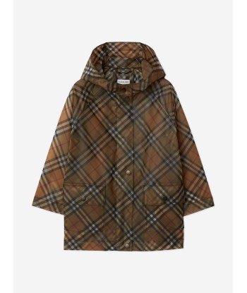 Burberry Girls Archive Check Emilia Jacket in Beige Voir les baskets