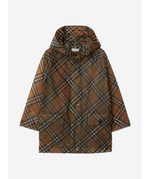 Burberry Girls Archive Check Emilia Jacket in Beige Voir les baskets