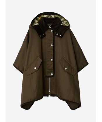 Burberry Girls Kristy Cape Jacket in Green vente chaude votre 