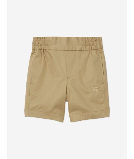 Burberry Boys Travard Logo Shorts in Beige Venez acheter