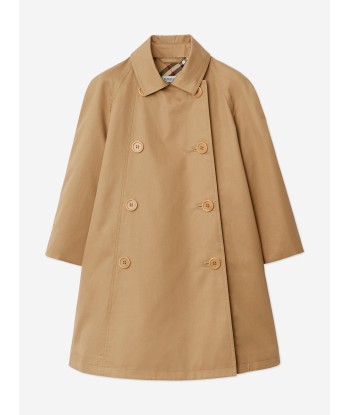 Burberry Girls Olivia Trench Coat in Beige Comment ça marche