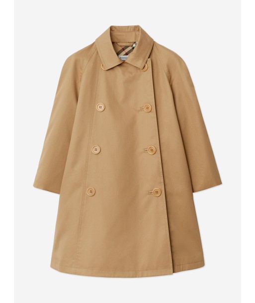 Burberry Girls Olivia Trench Coat in Beige Comment ça marche