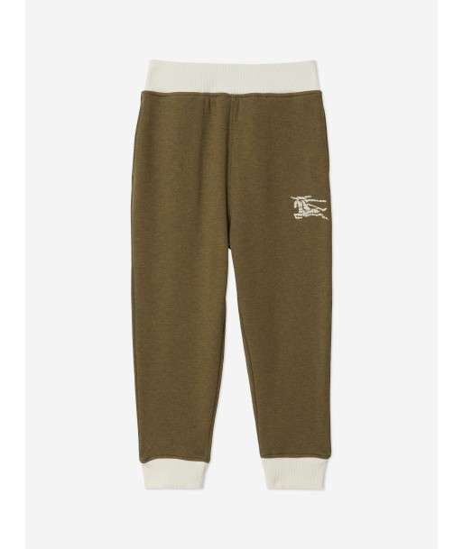 Burberry Boys EKD Logo Sidney Joggers in Green Amélioration de cerveau avec